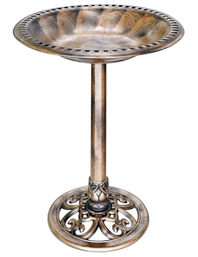 Oasisgalore 60 CM Height Bird Bath Outdoor, Bird Baths Bowl ...