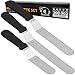 Price comparison product image Chefarone Premium Palette Knife Set, Top Value Quality & Precision, Professional 3-pc Angled Stainless Steel Icing Spatulas, Memorable Cake Decorating, Frosting Knive for Pastries & Cupcake
