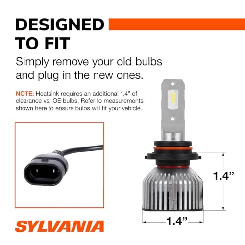 image for SYLVANIA 9012 LED - Fog Lights For Cars and Trucks - Headlight Bulbs f