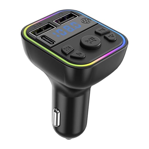 Transmisor inalámbrico MP3 Music Player -Music Connector y adaptador de coche multifuncional | Adaptador transmisor FM para coche