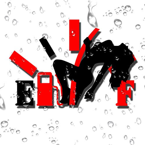 Hot Girl Funny Car Stickers, High Gas Consumption Decal, Fuel Gage Empty Vinyl Reflective Dent Fix Sticker And Decal, Beauty Stickers For Jeep Men Van Trucks Motorcycle Laptop Skateboard Luggage Water Bottle Bumper Decal Num1 #TOP6