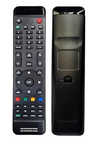 Image of BLACKSHEEP Compatible for Intex Tv Remote Original Replacement for Model 3201 3204 3214 3250 3253 3254 Television - Match Remote Control by Each Keys Perfectly.