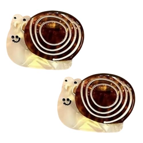 2 Pack de Pinzas Pequeñas con Diseño de Caracol