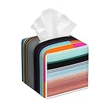 Matériau en cuir de qualité supérieure : fabriqué à partir de cuir PVC de haute qualité, notre porte-mouchoirs est imperméable, durable, léger et pratique à utiliser. C'est une excellente pièce décorative pour toute maison ou bureau.