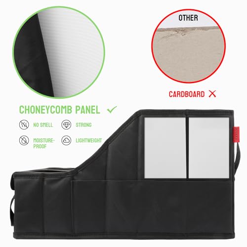 YOOFAN Auto Organizer mit Getränkehalter, für Beifahrersitz, Autositz Organizer Vordersitz und Rücksitz mit 9 Fächern für Reisekinder