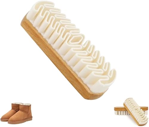 Cepillo de gamuza para zapatos, borrador de goma con cerdas suaves para limpiador de gamuza y cepillo de nobuck, 1 unidades