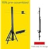 MEEDEN Tabletop Easel Stand for Painting & Display,Premium Aluminum Art Painting Easel,Portable Paint Easel for Canvas Painting, Desk Tripod Easel for Adult, Beginner, Artist, Hold Canvas up to 24''