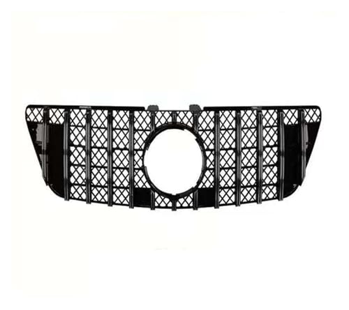 カーアクセサリー バンパー フロントグリル メルセデス MLクラス W164 X164 1998-11 ML300 ML320 ML350 ML400 ML500 ML430 メッシュグリル対応(Black 09-11)