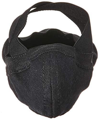 Bloch Men's Dance Synchrony Split Sole Stretch Canvas Ballet Slipper/Shoe, Black, 9.5 B US3