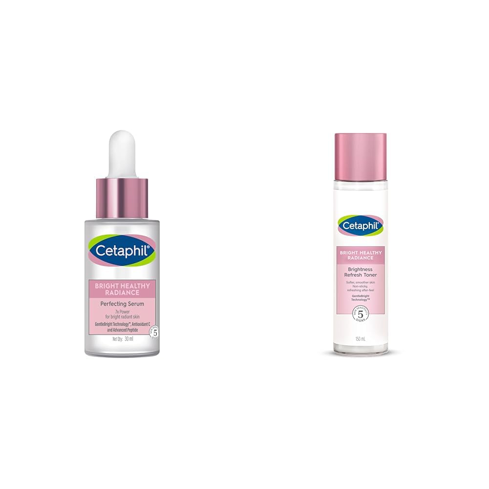 Bright Healthy Radiance Brightening |Glow Serum | 30ml Bright Healthy Niacinamide Vitamin B3 Sea Daffodil Extract Radiance Refresh Toner Cream, White, Pack of 150 ml