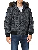 abrigo camuflaje hombre Las prendas de Superdry son fabricadas con un adecuado balance entre estilo y confort; recomendamos una talla superior a la que emplea habitualmente para una auténtica experiencia Superdry