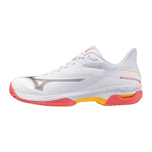 Mizuno WAVE EXCEED COURT CC Chaussures de tennis Calypso Citrus FemmeHommee Taille40 5 - vue 2