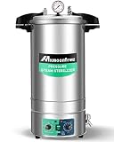 Mxmoonfree 25 Quart Timed Autoclave, Steam-pressurized Autoclave, 15psi at 121℃, for Glassware, Lab