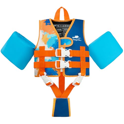 Image of Gogokids Puddle Float Jumper 33-66 Pounds, Toddler Swim Vest Kids Floaties