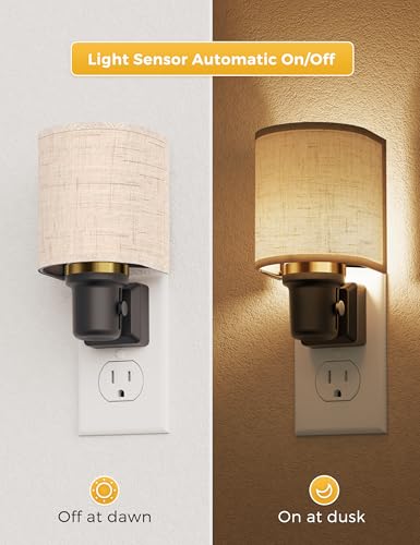 Image of L LOHAS LED Night Lights Plug into Wall, Plug in Night Light Dimmable 100LM