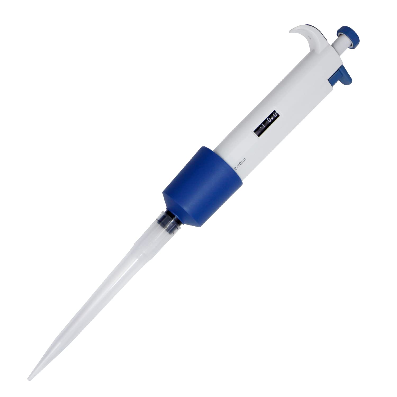 Huwazine Micropipette 2-10ml, Adjustable Pipettor for Laboratory, Single Channel Lab Pipette,Half-Autoclavable