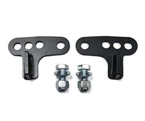 BlackPath - Fits Harley-Davidson Adjustable 1" + 2" + 3" Rear Lowering Link Kit Sportster 883 + Sportster 1200 Motorcycle Drop Links (Black) High Carbon Steel -  Black Path, AZ-BP 700