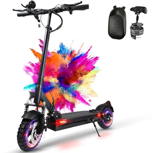 JOYOR Y6S Electric Scooter for Adults, E Scooters with 48V 18Ah Battery Support 39 Miles Long Range and High Speed, Dual Suspension & Double Brakes, 10" Tyres Folding E-Scooter with 500W Motor JOYOR Y6S Electric Scooter for Adults, E Scooters with 48V 18Ah Battery Support 39 Miles Long Range and High Speed, Dual Suspension & Double Brakes, 10" Tyres Folding E-Scooter with 500W Motor