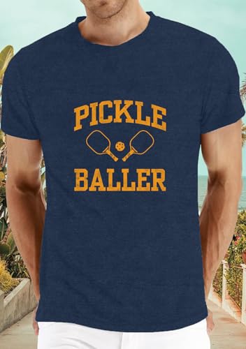 Image of Mens P-Ball Shirt Pickleball Player Themed Tee Tops