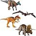 Jurassic World- Colpisci e Ruggisci Dinosauro Attacco Sonoro Triceratopo, Giocattolo per Bambini 4+ Anni, Multicolore, GJN65