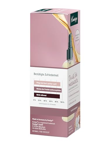 Kneipp Massageöl Du & Ich - Zedernholz & Patchouli - Für liebevolle Paarmassagen - Für alle Hauttypen -100ml 4