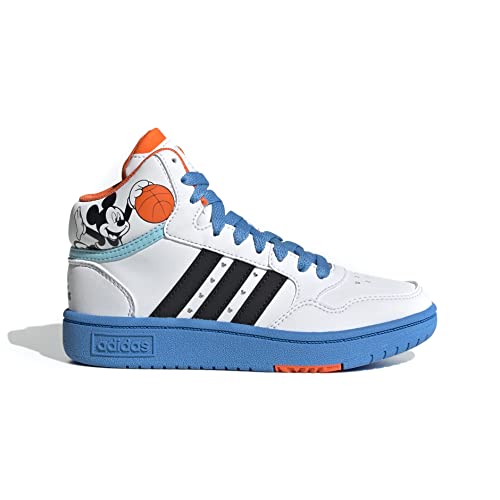 Baskets adidas Créoles MID 3.0 Mickey K montantes enfant noir blanc