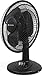 Comfort Zone Oscillating Table Fan | Portable, 3 Speed, Black Fan