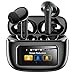 ZIUTY Kopfhörer Kabellos Bluetooth 5.4, In Ear Ohrhörer mit Touchscreen Display, ANC & ENC Mikrofon, 5 EQ Modi, HiFi Stereo Sound, 48 Std. Spielzeit, IPX7 Wasserdicht für iPhone und Android-Schwarz