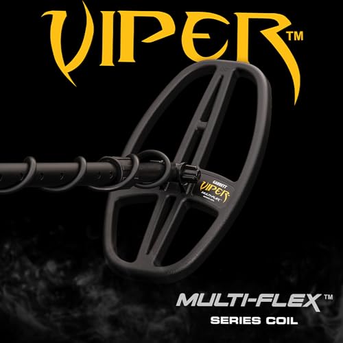 Garrett ACE Apex Metal Detector with 6x11 DD Multi-Flex Viper Search Coil, 20kHz