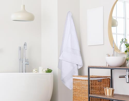 Utopia Towels Bath Sheets 2 Pack, 35x70 Inches, Extra Large Shower Towels, 100% Ring Spun Cotton, Soft and Absorbent, Bath Towel Large, Towel Set, White by Utopia Towels - Image 4