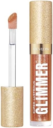 REVLON Super Lustrous Glimmer Gloss, 006 Bronze Spark, 0.13 fl oz