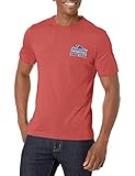 G.H. Bass & Co. Men's Short Sleeve Graphic Tee Shirt, Baked Apple Heather, Medium