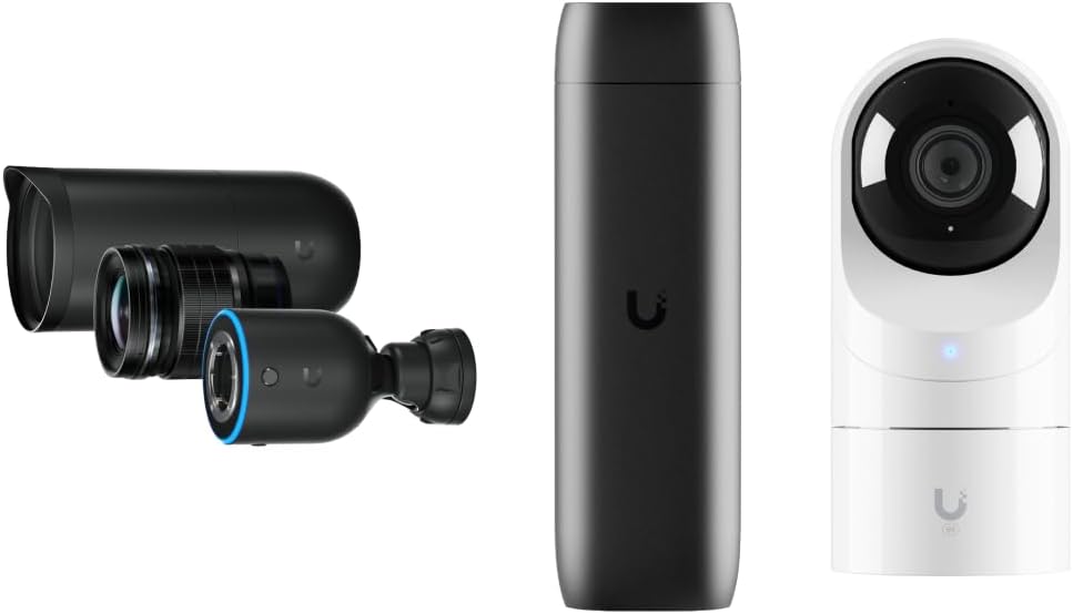 Pro Security Manager Kit (UVC-AI-DSLR + UFP-Viewport + UVC-G5-Flex) - AI DSLR Camera + Protect Viewport + G5 Flex Camera | Professional Visual Intelligence & Monitoring System
