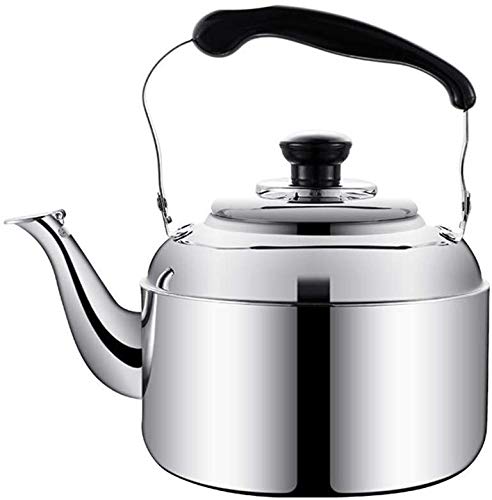 Whistling teapot 5L en acier inoxydable à sifflement de sécurité