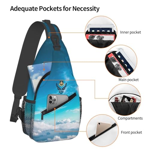 Morrales Sling Bag pequeño impermeable para hombres miniatura 4