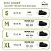 BOVAI - Waterproof Shoe Covers Reusable Rain Shoe Cover Silicone Magic Shoe Running Cover Work Rubber Protector (Black, Large)