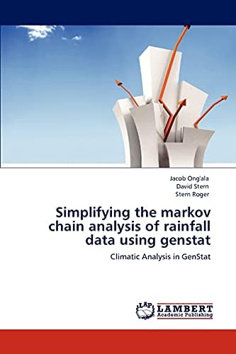 Buy Simplifying the markov chain analysis of rainfall data using ...