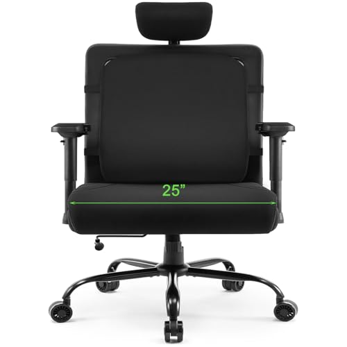 WUDOYO Extra Wide Seat Office Chair for Big and Tall