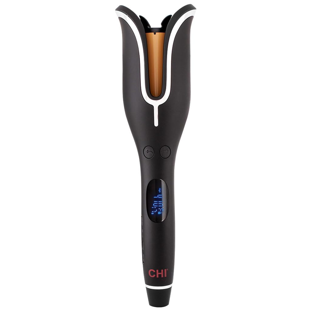 CHI Spin N Curl Curling Iron For Healthy Shiny Effortless Curls Waves Provides Preset Temperature Settings For Each