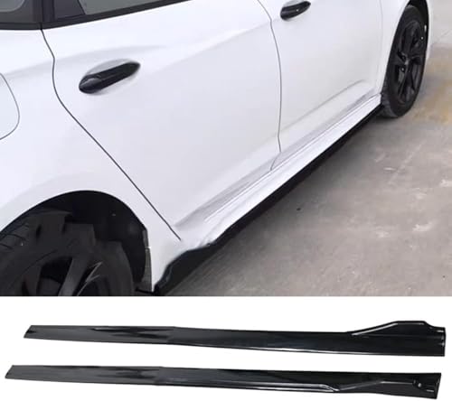 ZKNing Voiture Marchepieds Latéraux Barres pour Peugeot 308 308 II (T9) 2016 2017 2018 2019, 2 pièces Jupes latérales Latérales Marchepied Voiture Auto...