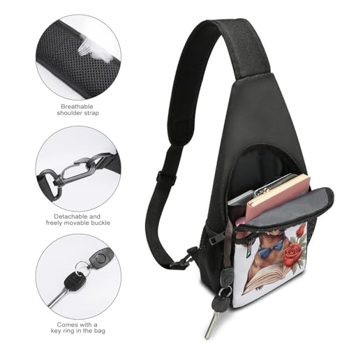 Morral tipo sling bag para trekking y uso casual miniatura 4