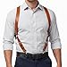 CIATBYYJ Men Leather Suspenders Vintage Men's Back Support Harness Harness Black Belt Strap Body Accessory