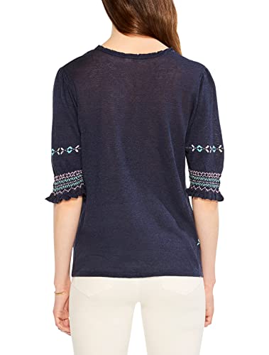 NIC+ZOE Women's Intarsia Stitches Sweater4