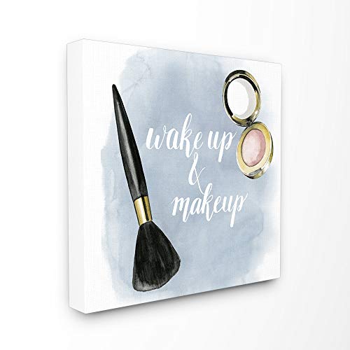 Glam Beauty Wake Up Make Up, 24 x 24 Inch Canvas Wall Art