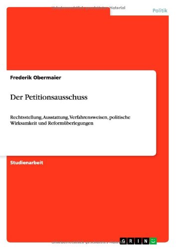 Der Petitionsausschuss