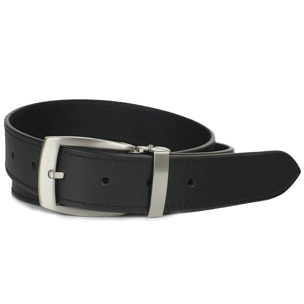 Nickel Smart Black Balsam Knob Belt - 38 Inch