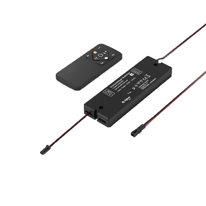 1-Kanal Funk-Schalter/Dimmer S-Mitter Basic MultiWhite² Smart, Schwarz, TRIAC, Druckknopf, Automatik