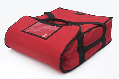 Polyester Insulated Pizza/Food Delivery Bag 16″ – 18″ Professional Pizza Delivery Bag- Moisture Free- Holds Multi Pizza Boxes.