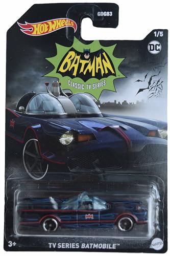 Hot Wheels TV Series Batmobile, Batman Classic TV Series 1/64 miniatura 1