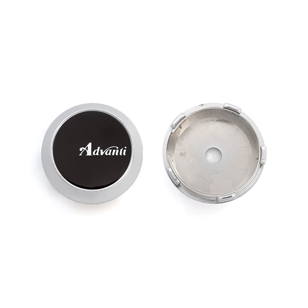 Cache-moyeux Universels En ABS Argenté - Lot De 4 - Diamètre Extérieur 60 Mm, Intérieur 56 Mm - Pour Jantes Voiture